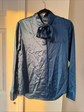 The Row silk blouse